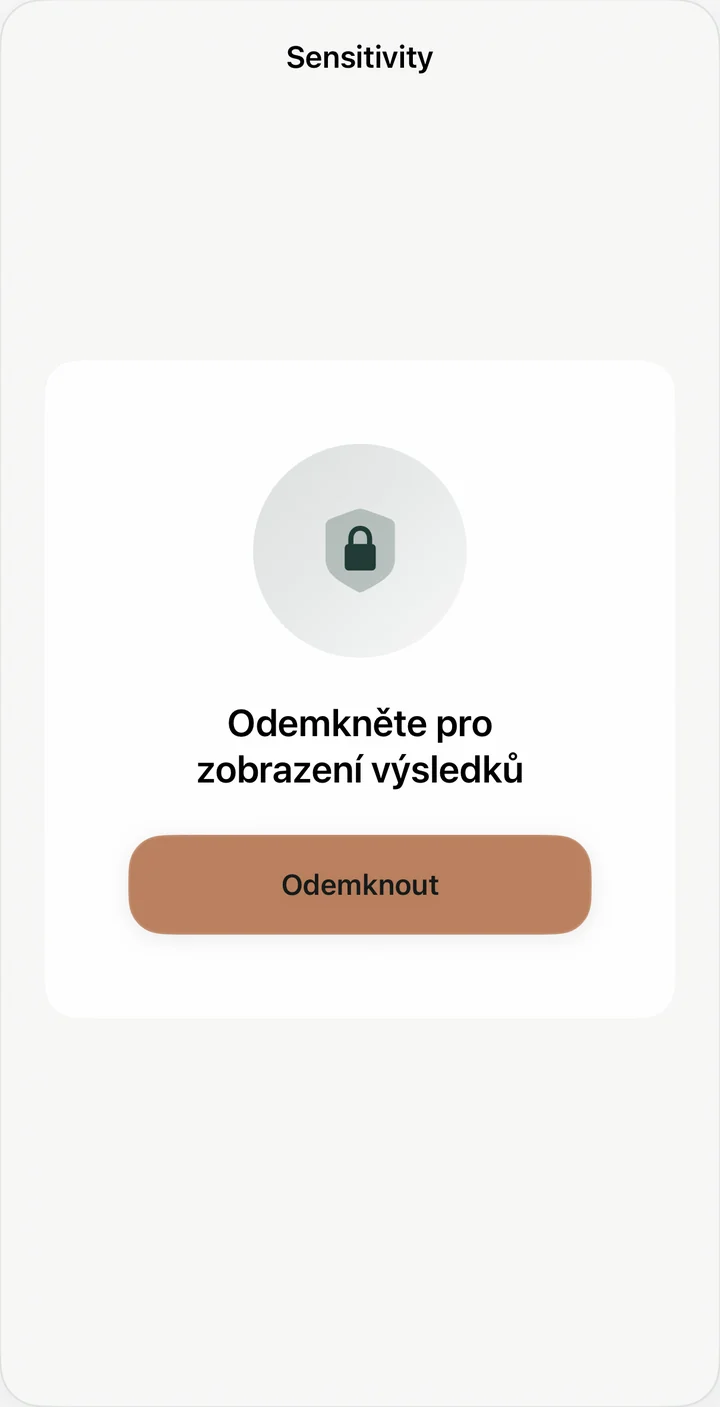Ověřování zařízení chrání obrazovku kontroly
