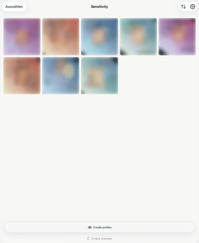 Private Fotos finden