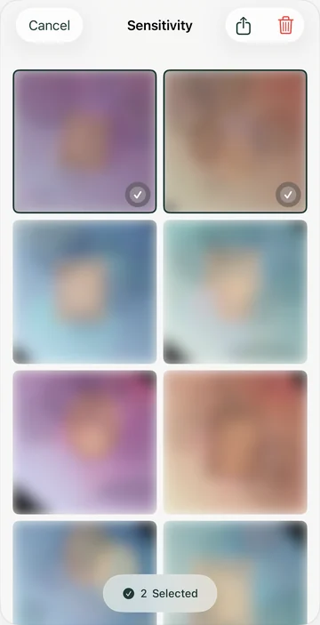 Delete only what you choose