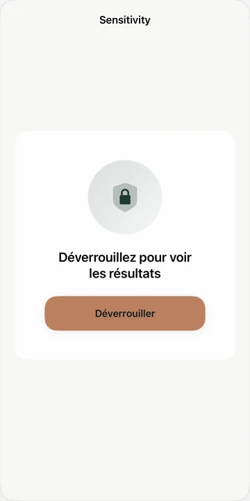 Déverrouillez pour vérifier