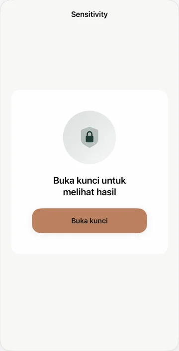 Buka kunci untuk memeriksa