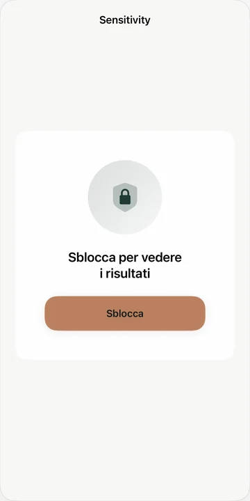 Sblocca per controllare