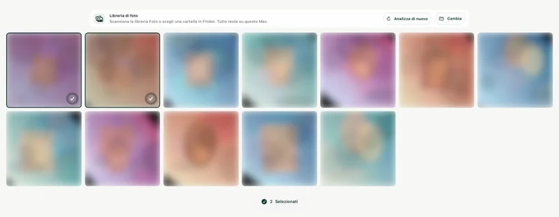 Elimina solo ciò che scegli