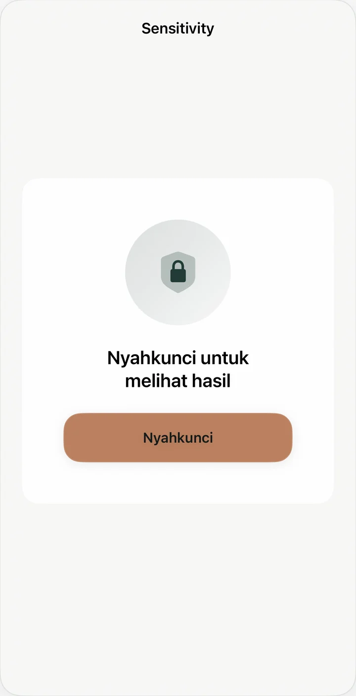 Pengesahan peranti melindungi skrin semakan