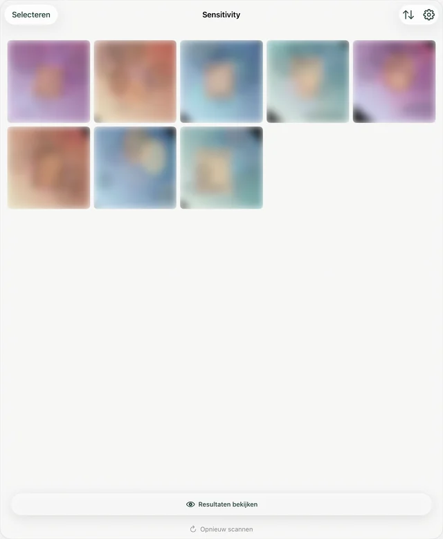 Vind gevoelige foto’s