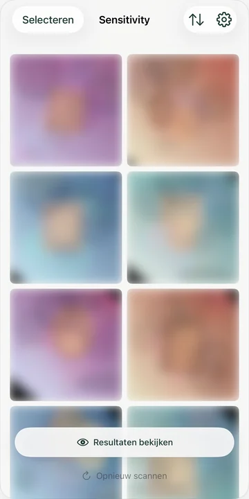 Vind gevoelige foto’s