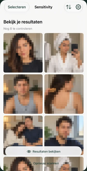 Vind gevoelige foto’s