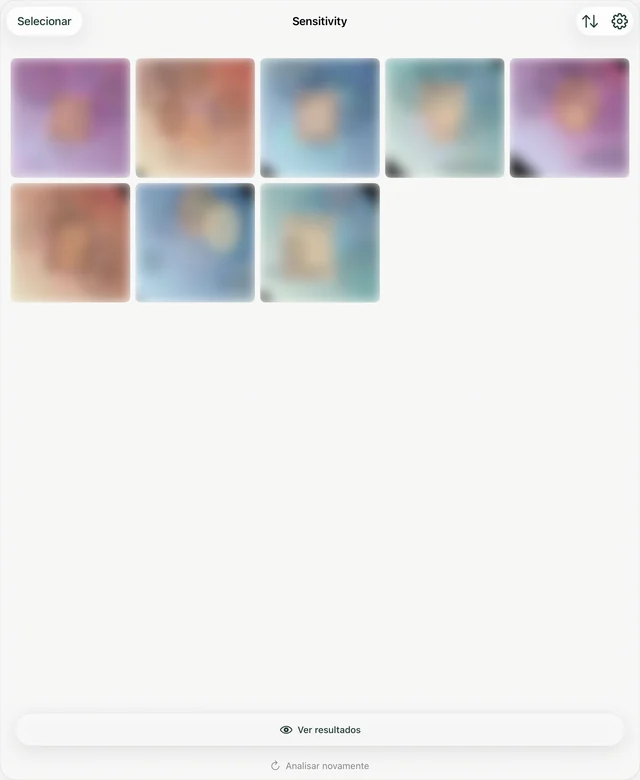Encontre fotografias sensíveis