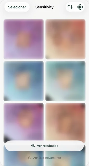 Encontre fotografias sensíveis