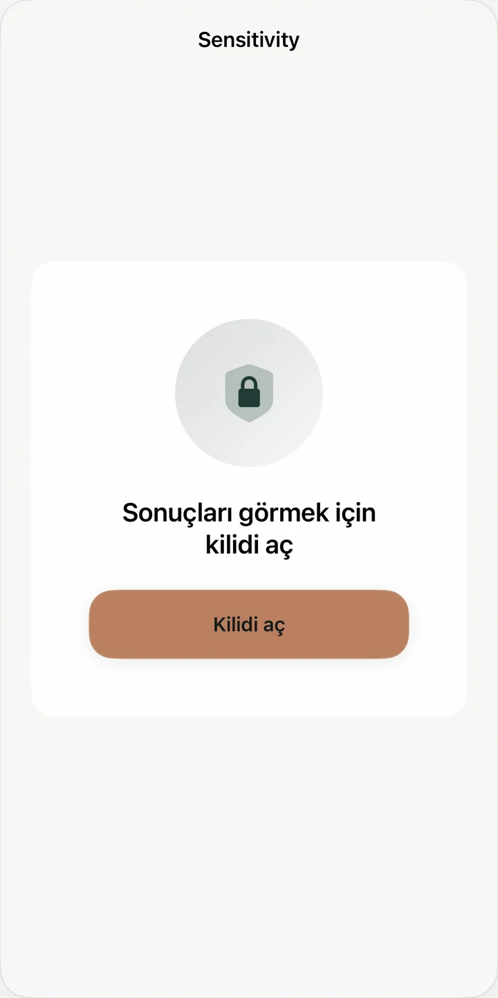 Cihaz kimlik doğrulaması inceleme ekranını korur