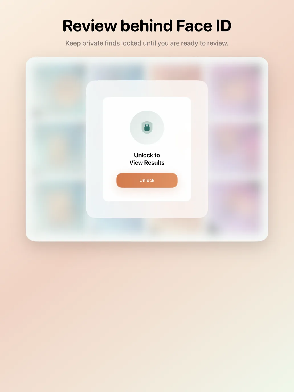 Sensitivity on iPad showing protected review
